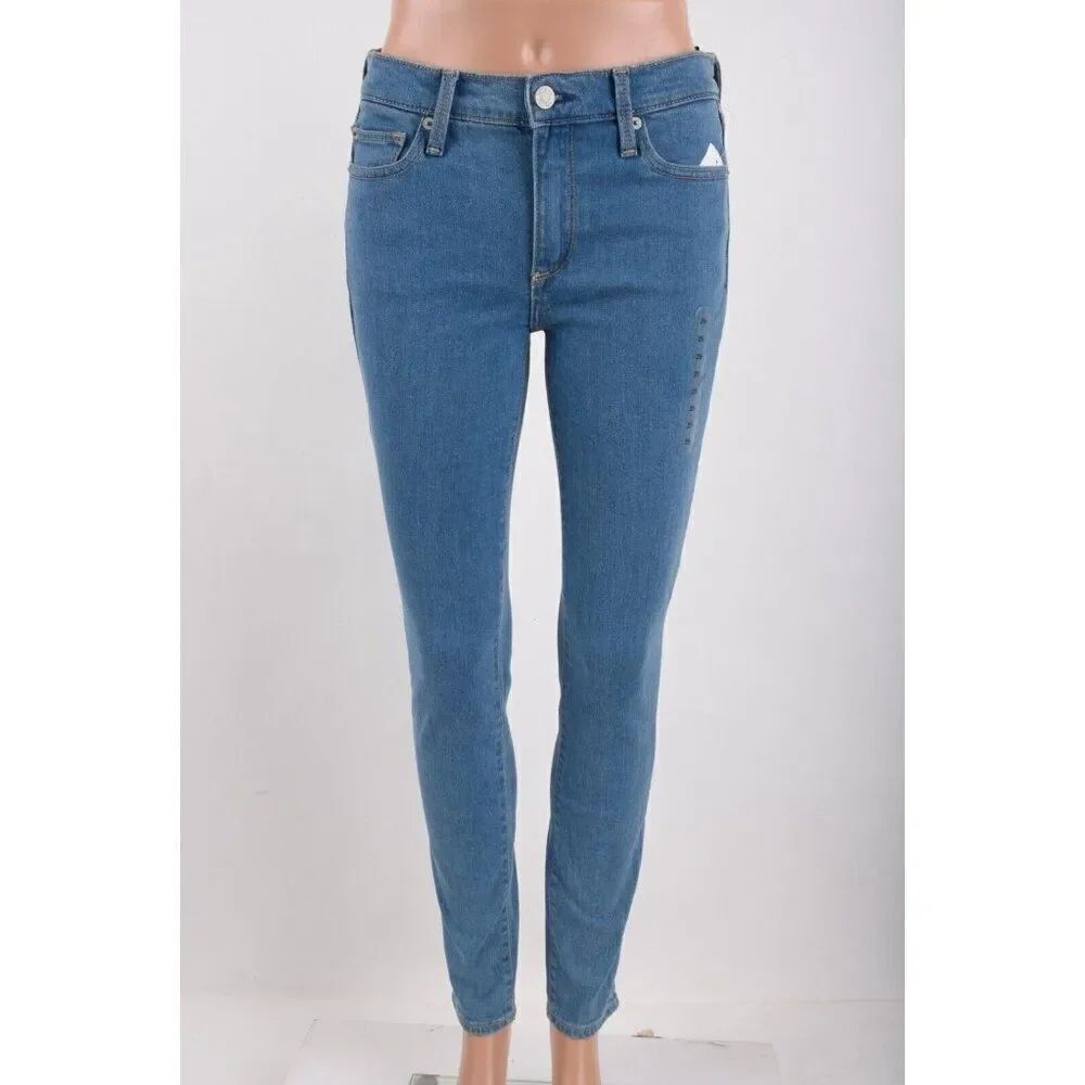 Gap Womans Jeans Pants Size 25 R US 0 Blue Skinny Mid Rise Stretch NWT